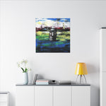 Stone Head  - Canvas Print