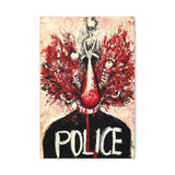 I love the police - Canvas Print