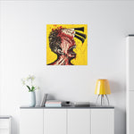 World in Vanilla - Canvas print