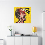 World in Vanilla - Canvas print