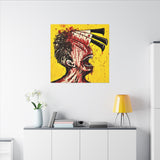 World in Vanilla - Canvas print