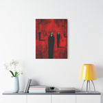 Mourners in Black - Canvas Print