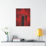 Mourners in Black - Canvas Print