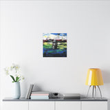 Stone Head  - Canvas Print