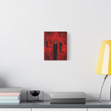 Mourners in Black - Canvas Print