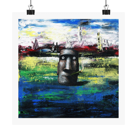 Stone Head - Poster