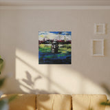Stone Head  - Canvas Print