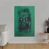 Cold green - Canvas print