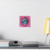 World in Vanilla  - Canvas Print