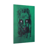 Cold green - Canvas print