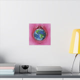 World in Vanilla  - Canvas Print