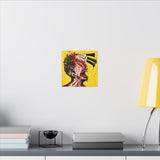 World in Vanilla - Canvas print