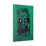 Cold green - Canvas print