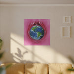 World in Vanilla  - Canvas Print