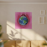 World in Vanilla  - Canvas Print
