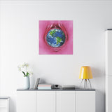 World in Vanilla  - Canvas Print