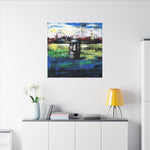Stone Head  - Canvas Print