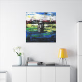 Stone Head  - Canvas Print