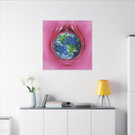 World in Vanilla  - Canvas Print