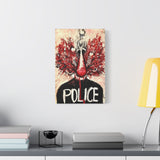 I love the police - Canvas Print