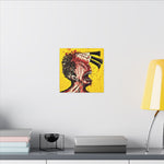 World in Vanilla - Canvas print