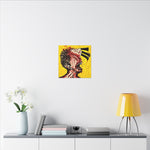 World in Vanilla - Canvas print