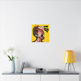 World in Vanilla - Canvas print