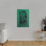 Cold green - Canvas print