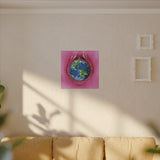 World in Vanilla  - Canvas Print