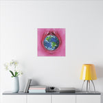 World in Vanilla  - Canvas Print