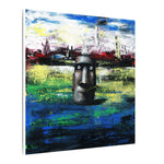 Stone Head  - Canvas Print