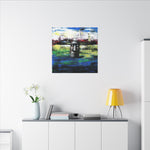 Stone Head  - Canvas Print