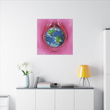 World in Vanilla  - Canvas Print