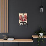I love the police - Canvas Print