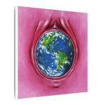 World in Vanilla  - Canvas Print