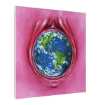 World in Vanilla  - Canvas Print