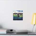 Stone Head  - Canvas Print