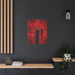 Mourners in Black - Canvas Print