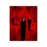 Mourners in Black - Poster