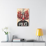I love the police - Canvas Print