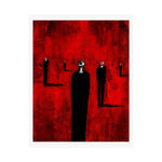 Mourners in Black - Poster