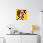 World in Vanilla - Canvas print